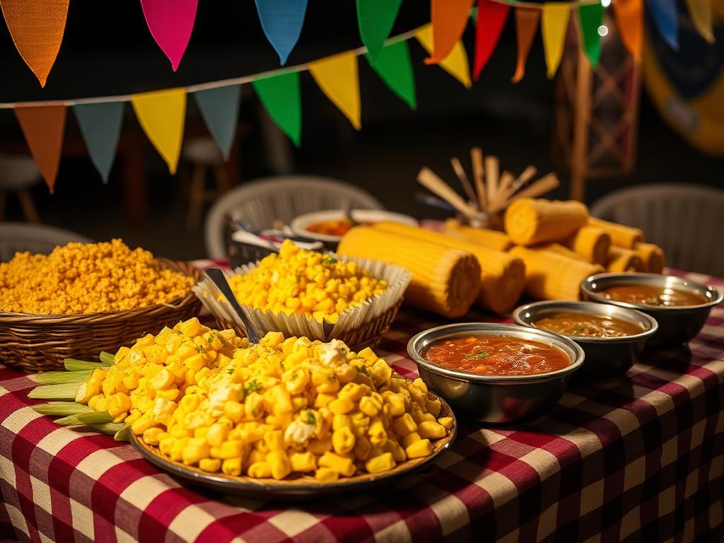 Cardápio Festa Junina do Buffet Emanuel