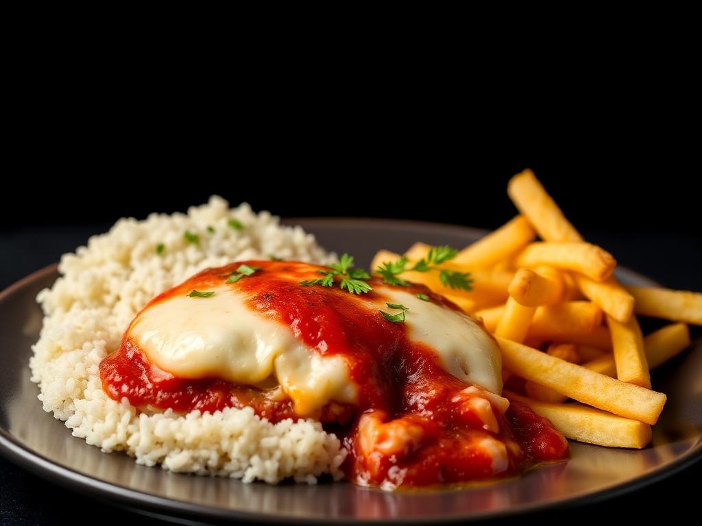 Cardápio Parmegiana de Frango do Buffet Emanuel