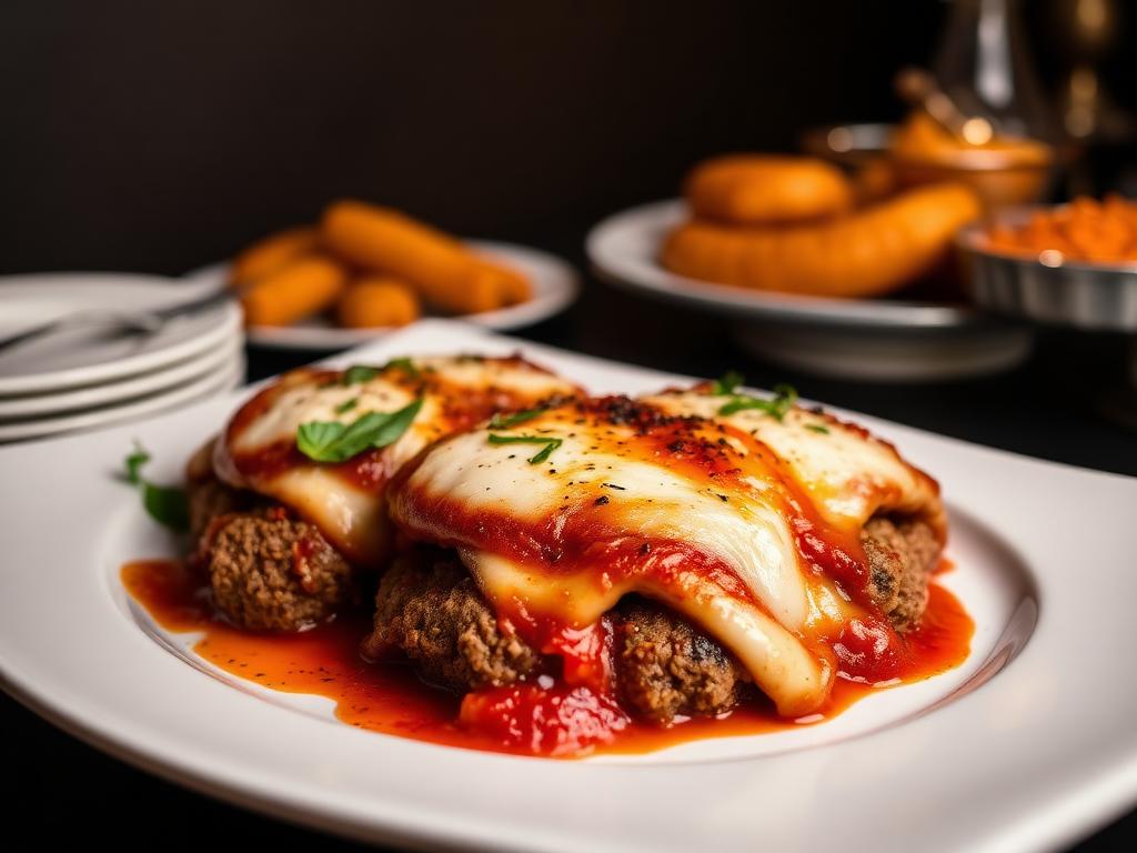 Cardápio Parmegiana de Carne do Buffet Emanuel